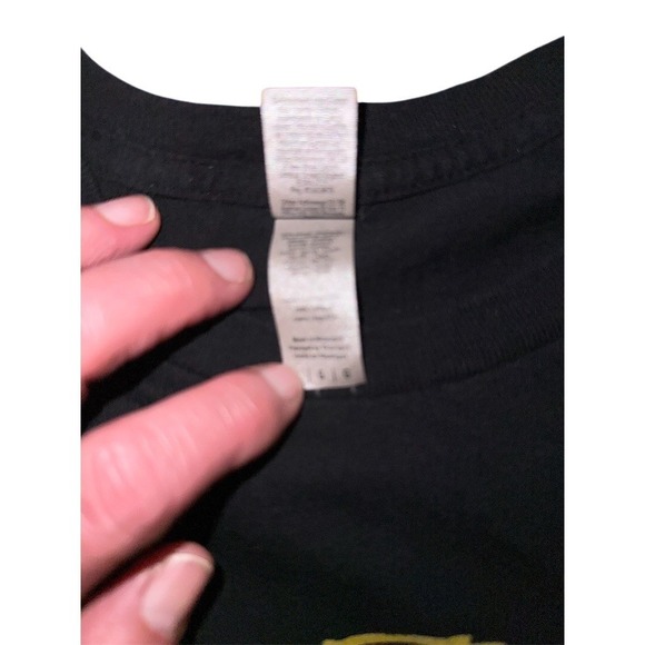 Gildan Graphic Band T-Shirt Unisex Adults Sz L Black Crew Neck concert - Picture 4 of 5